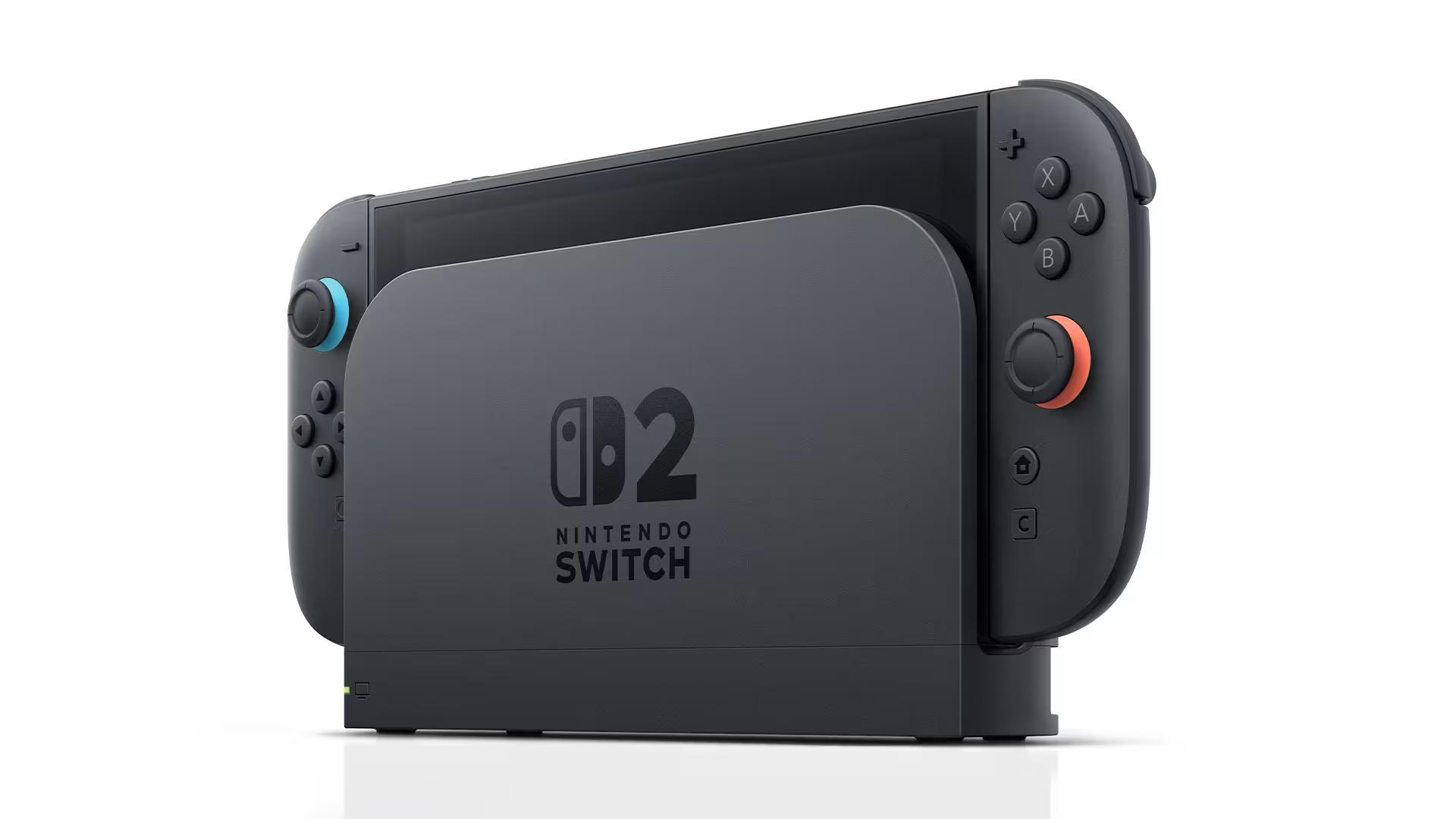 Nintendo Switch 2 and its included dock