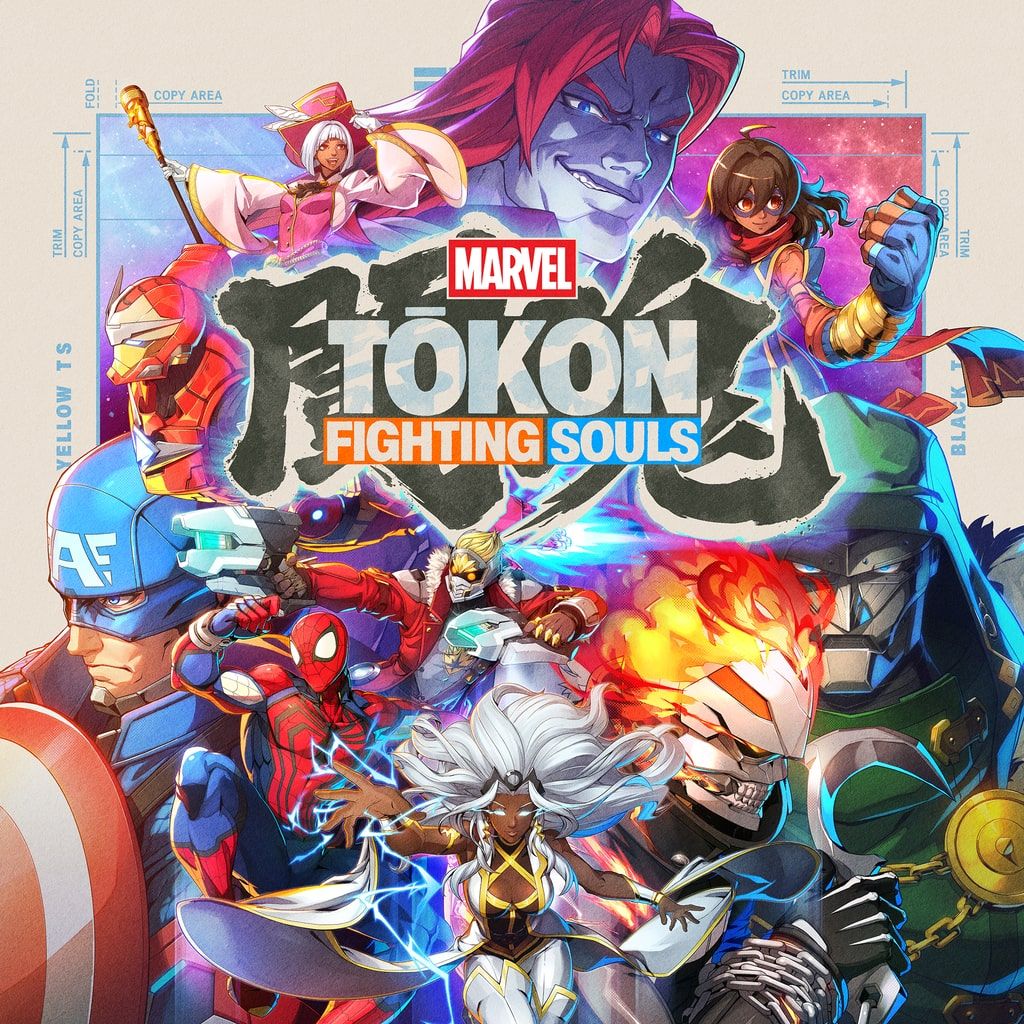 Official MARVEL Tōkon: Fighting Souls key art
