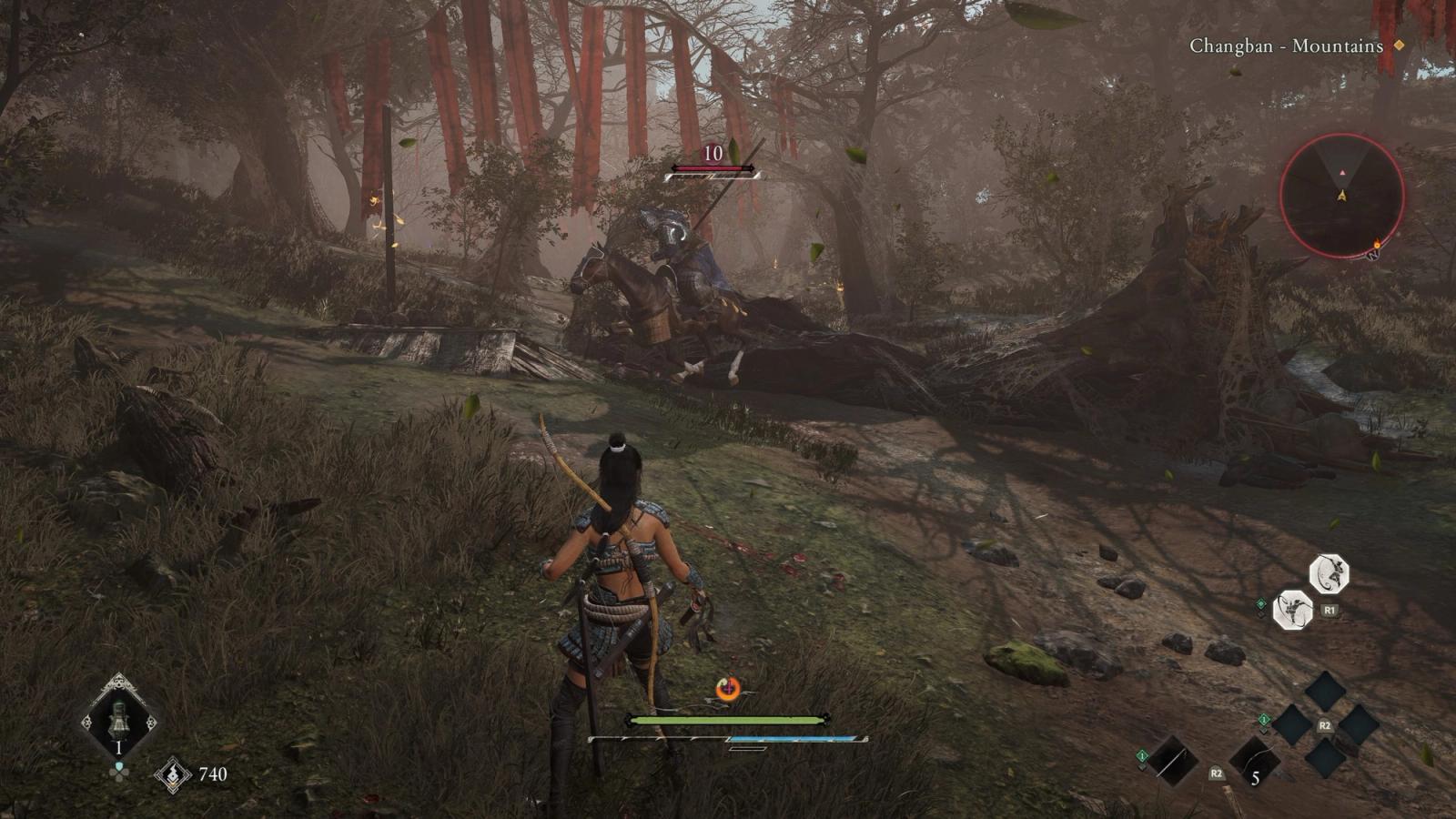 Large explorable environment in Wo Long 2: Wings of Ember.