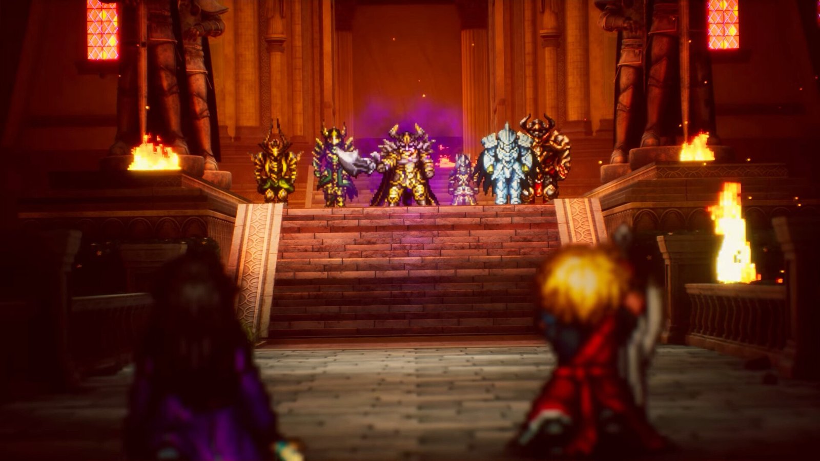 Official Final Fantasy Resonance screenshot of the party on the world map