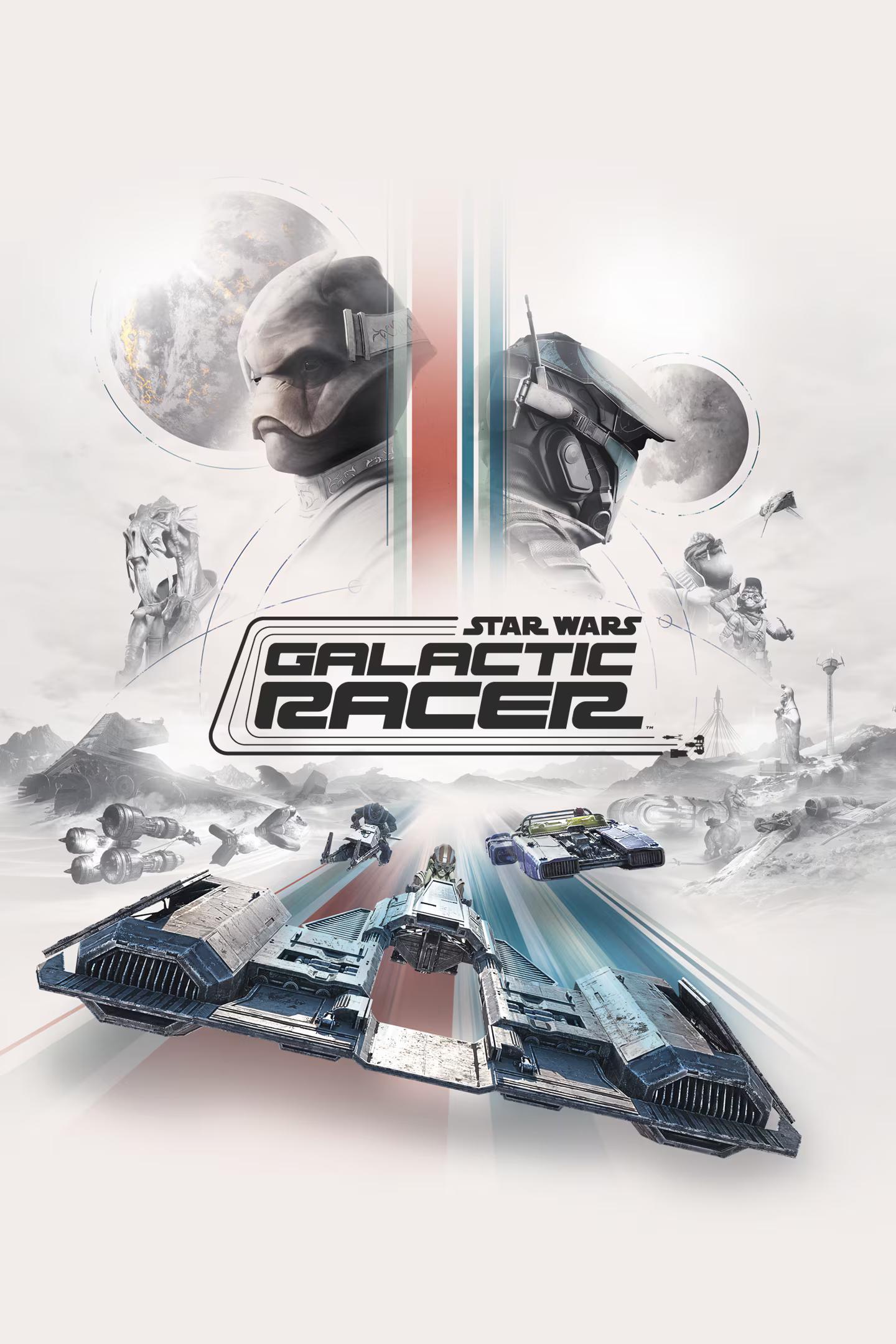 Racing scene from STAR WARS: Galactic Racer