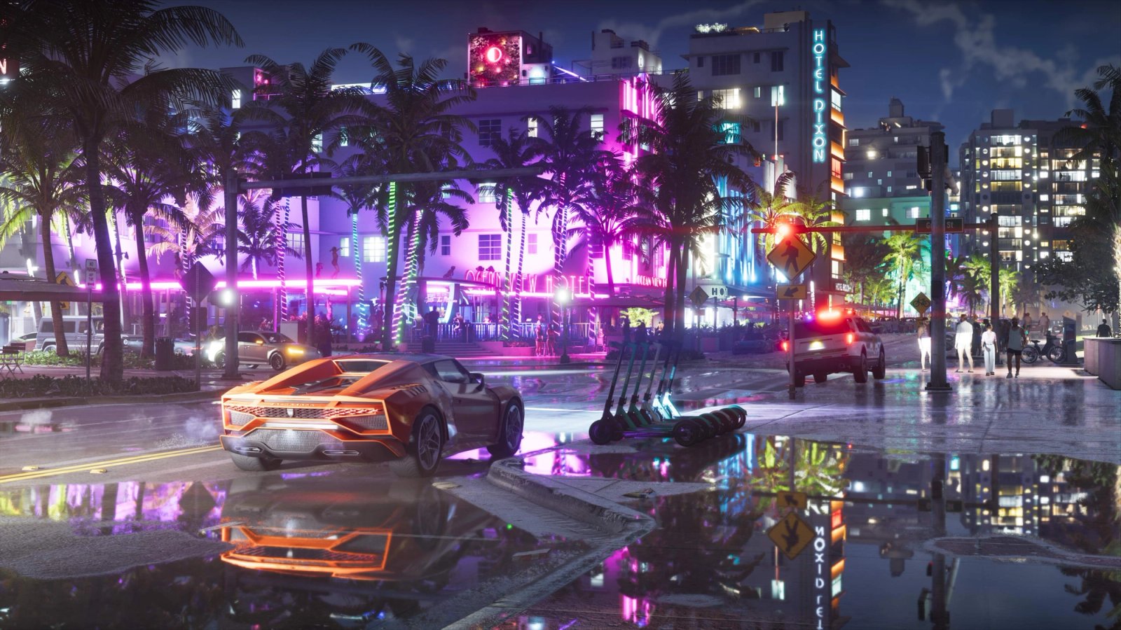 Arte oficial de música de GTA 6 com o tema das rádios de Grand Theft Auto VI