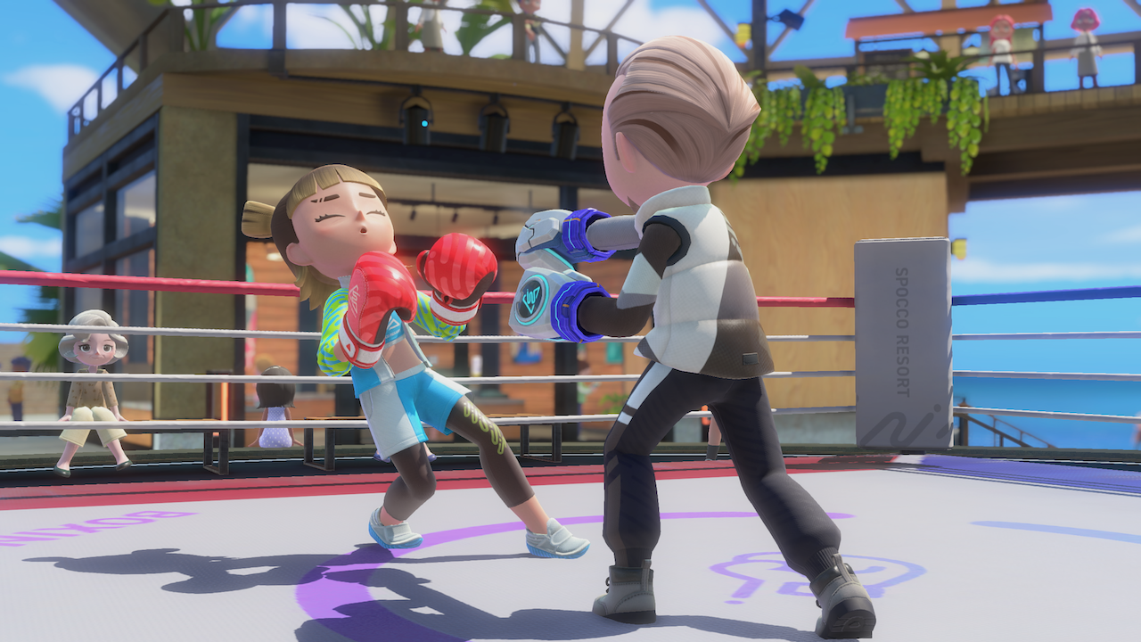 Official Nintendo Switch Sports Resort screenshot showing one of the game's sports