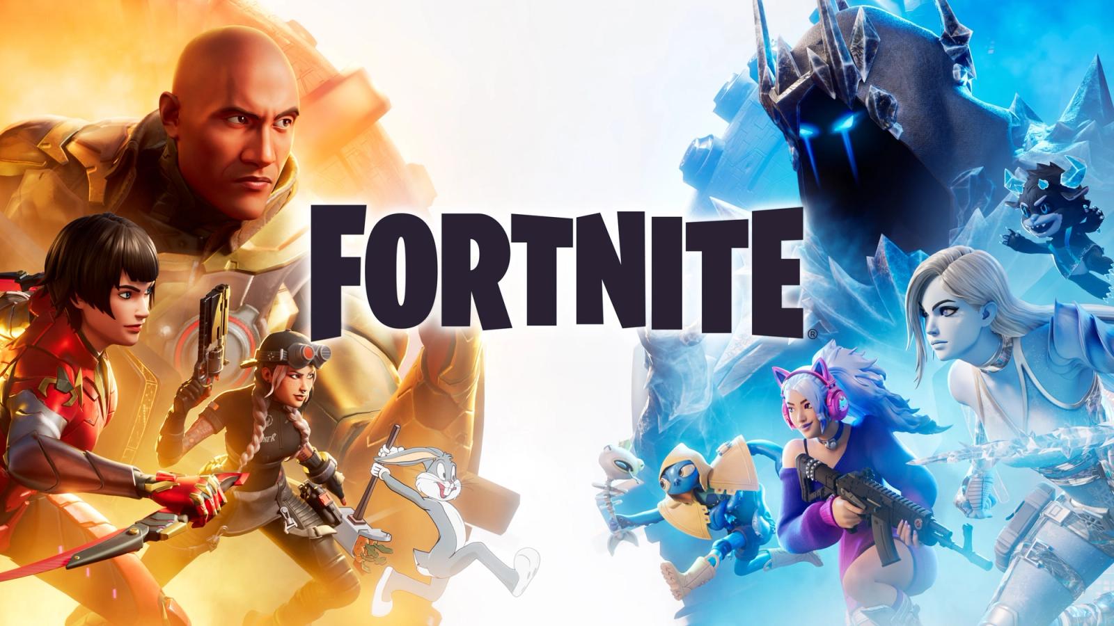 Fortnite representando jogos online competitivos e gratuitos em 2026