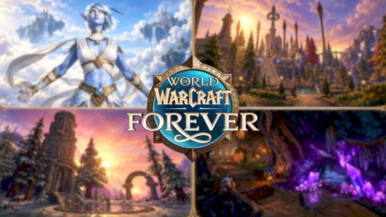 Legacy System de World of Warcraft: Forever com árvores de progressão e Legacy Points