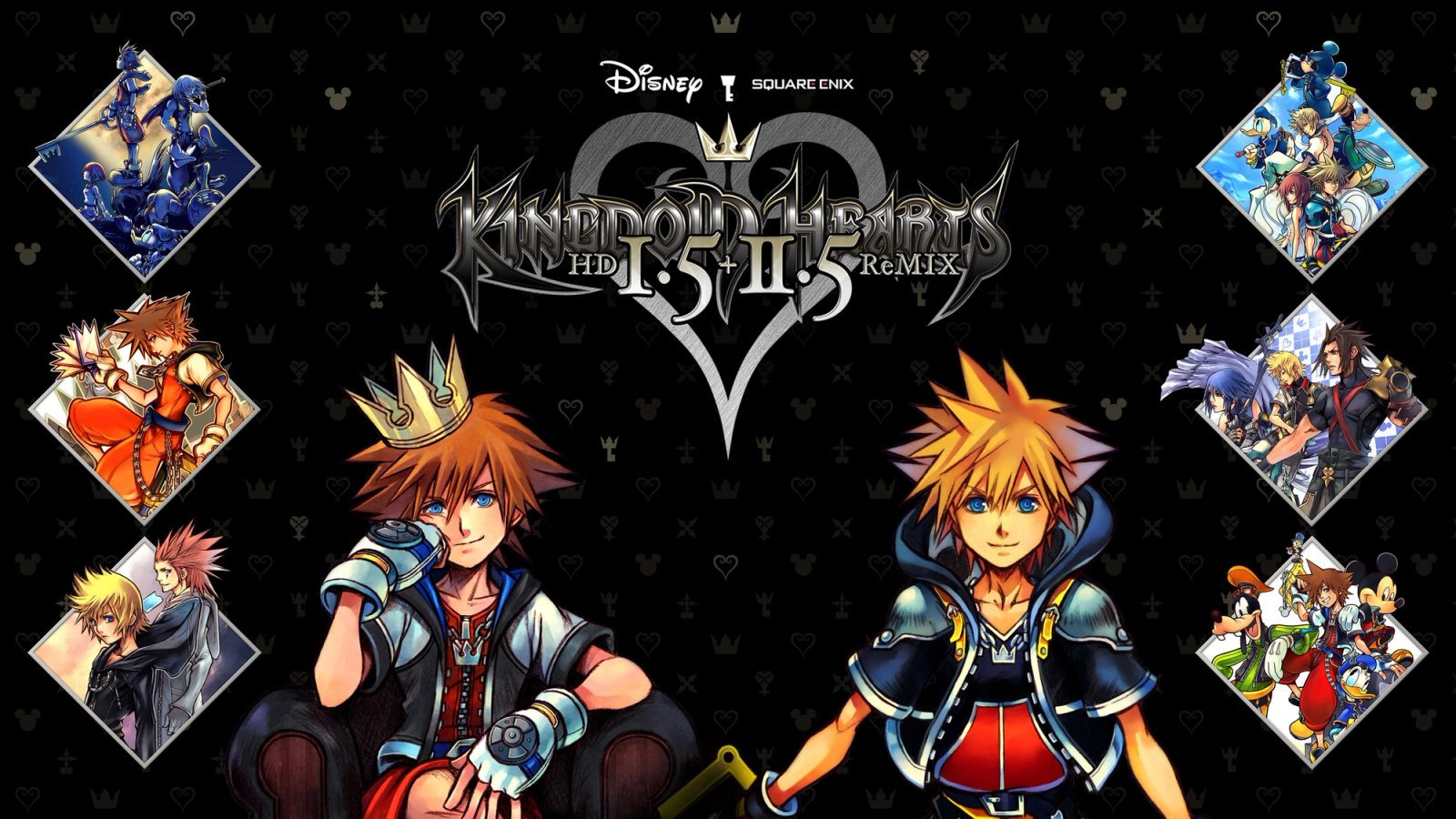 Imagem oficial de Kingdom Hearts Collection [I~III]