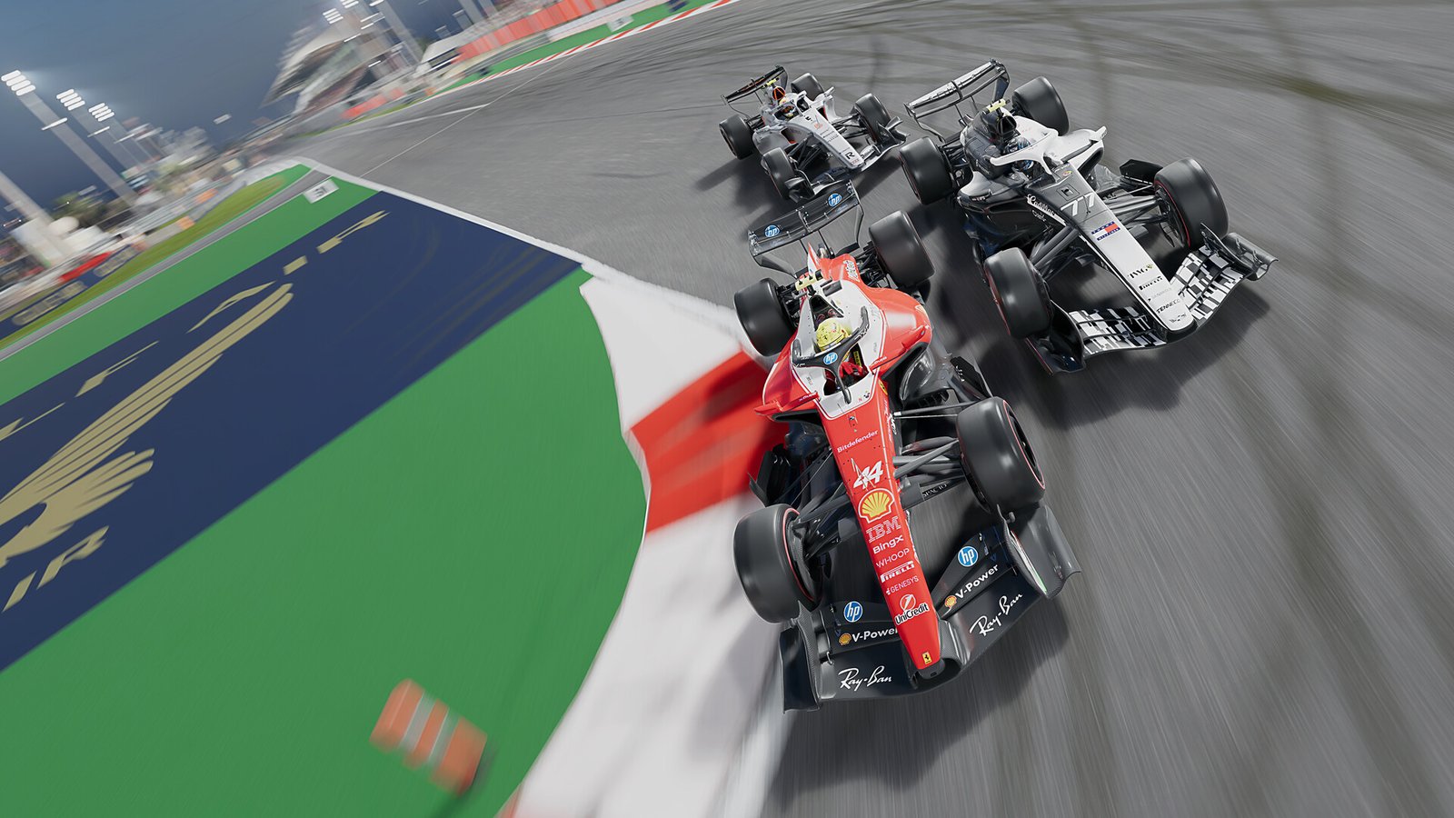 Official F1 25 screenshot of a Formula 1 race