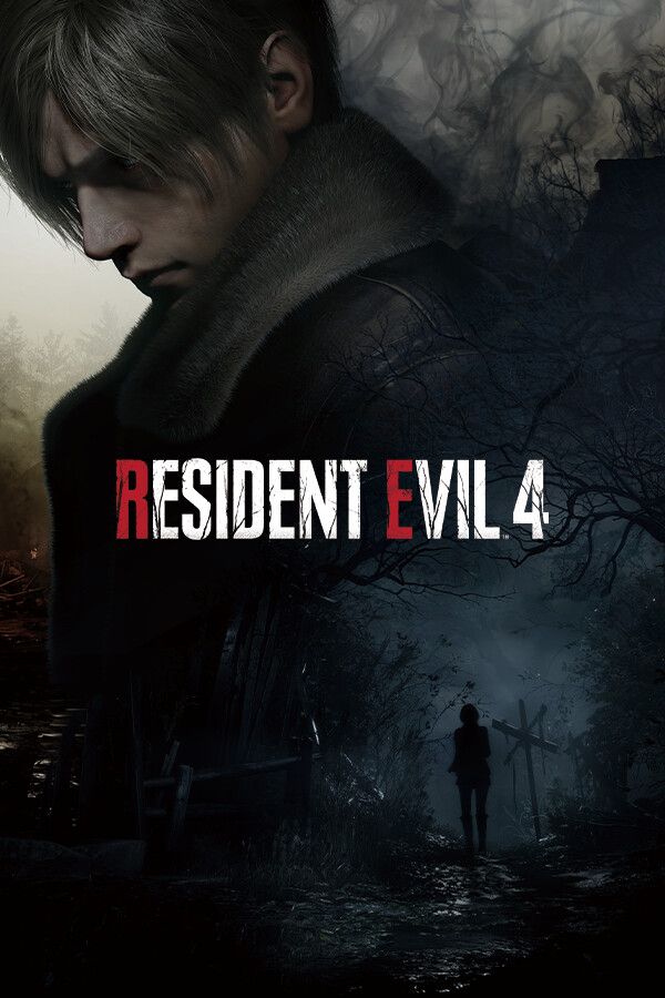Official Resident Evil 4 cover art with Leon S. Kennedy