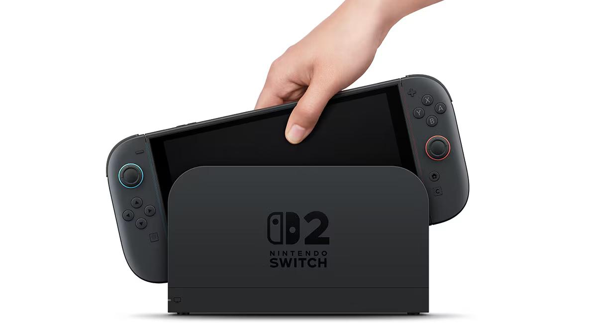 Nintendo Switch 2 com Joy-Con 2 e dock oficial