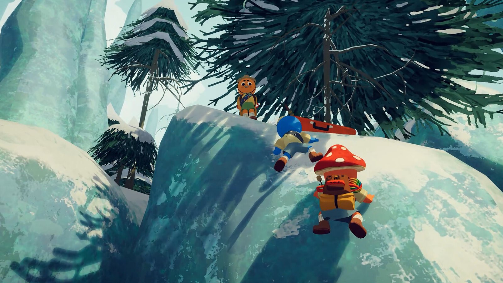 Official PEAK screenshot of a group of scouts near the summit