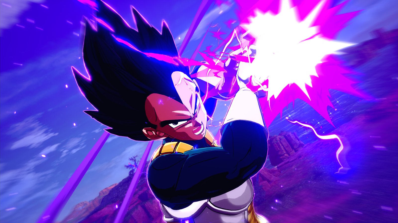 Imagem oficial de Dragon Ball: Sparking! ZERO com ataque de energia