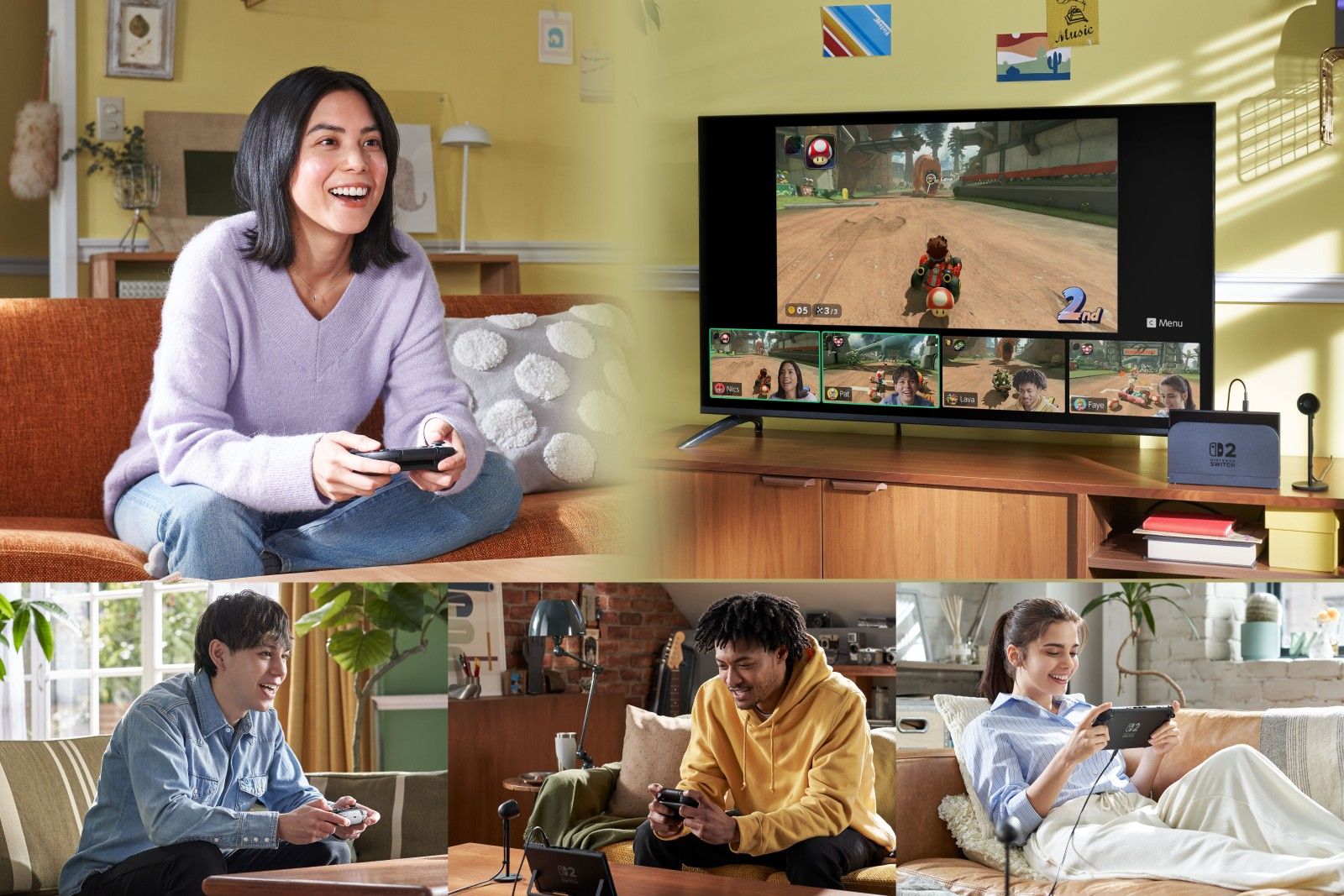 GameChat funcionando no Nintendo Switch 2