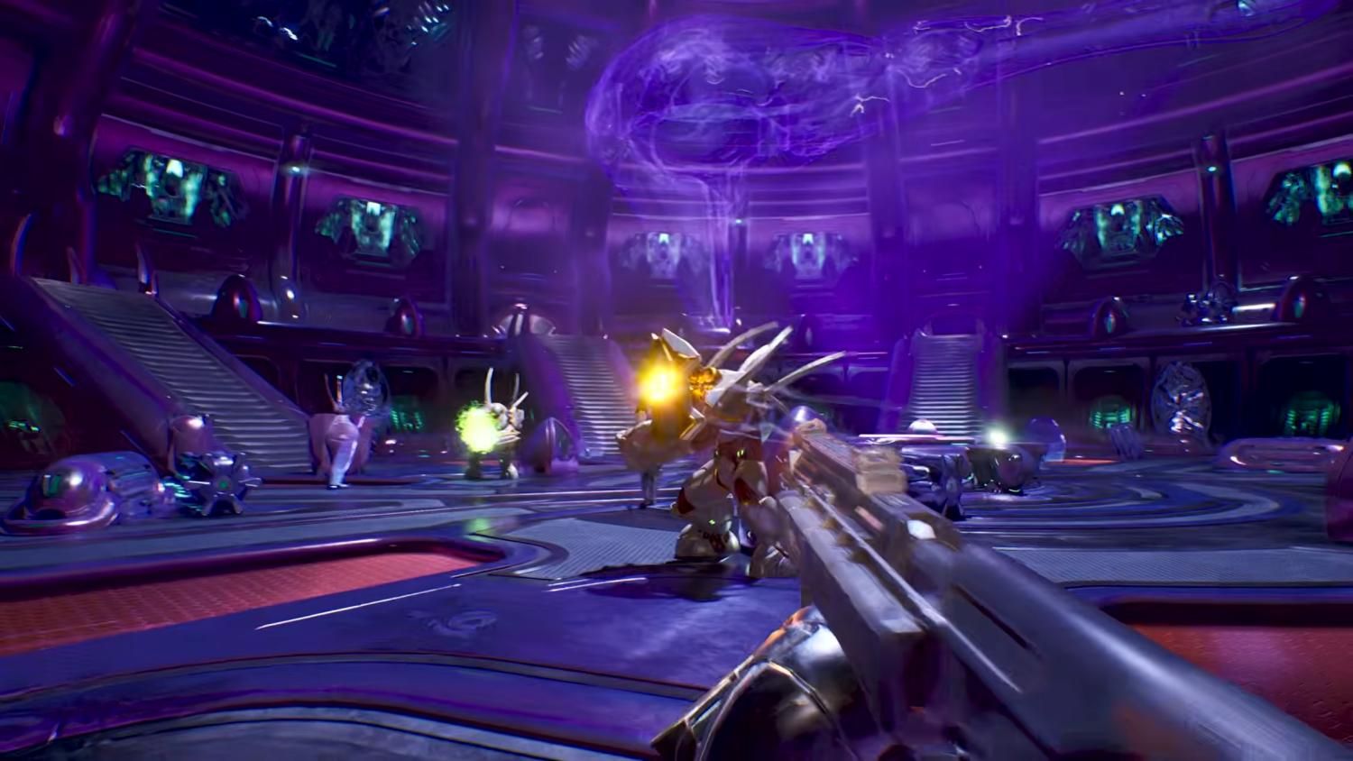 Master Chief fighting Covenant forces in Halo: Campaign Evolved