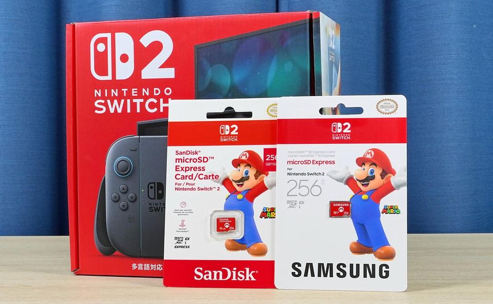 Recommended microSD Express cards for Nintendo Switch 2