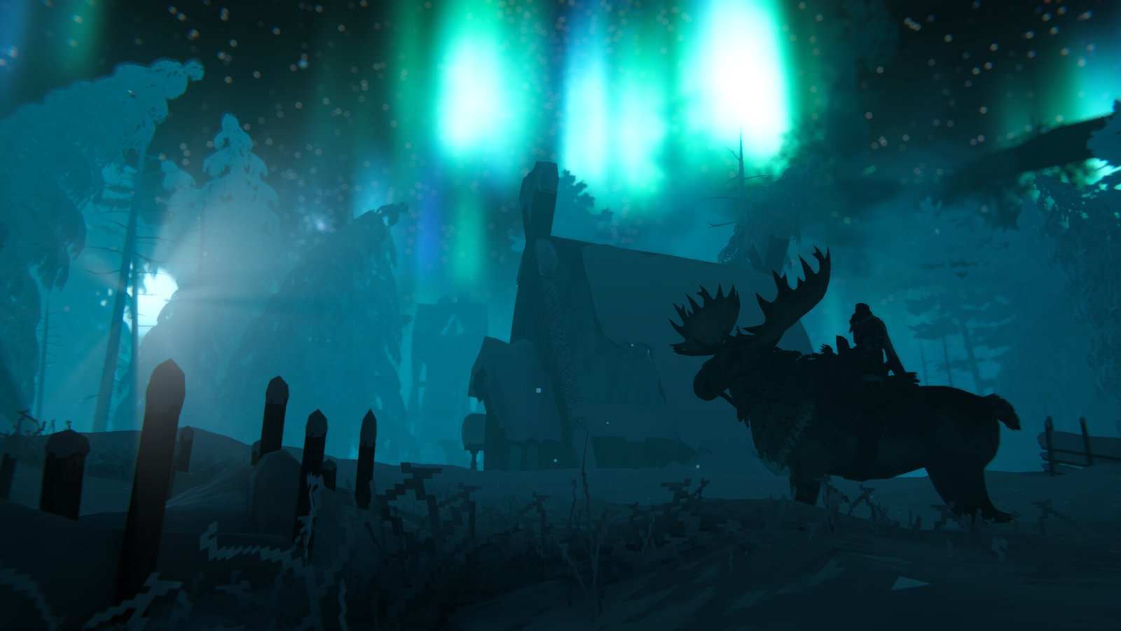 Official Valheim screenshot of Viking survivors in the game's open world, one of the best survival crafting games on PC
