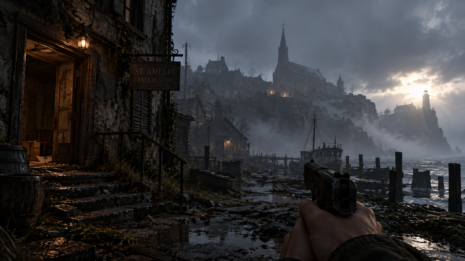 First-person exploration in Silent Hill Townfall