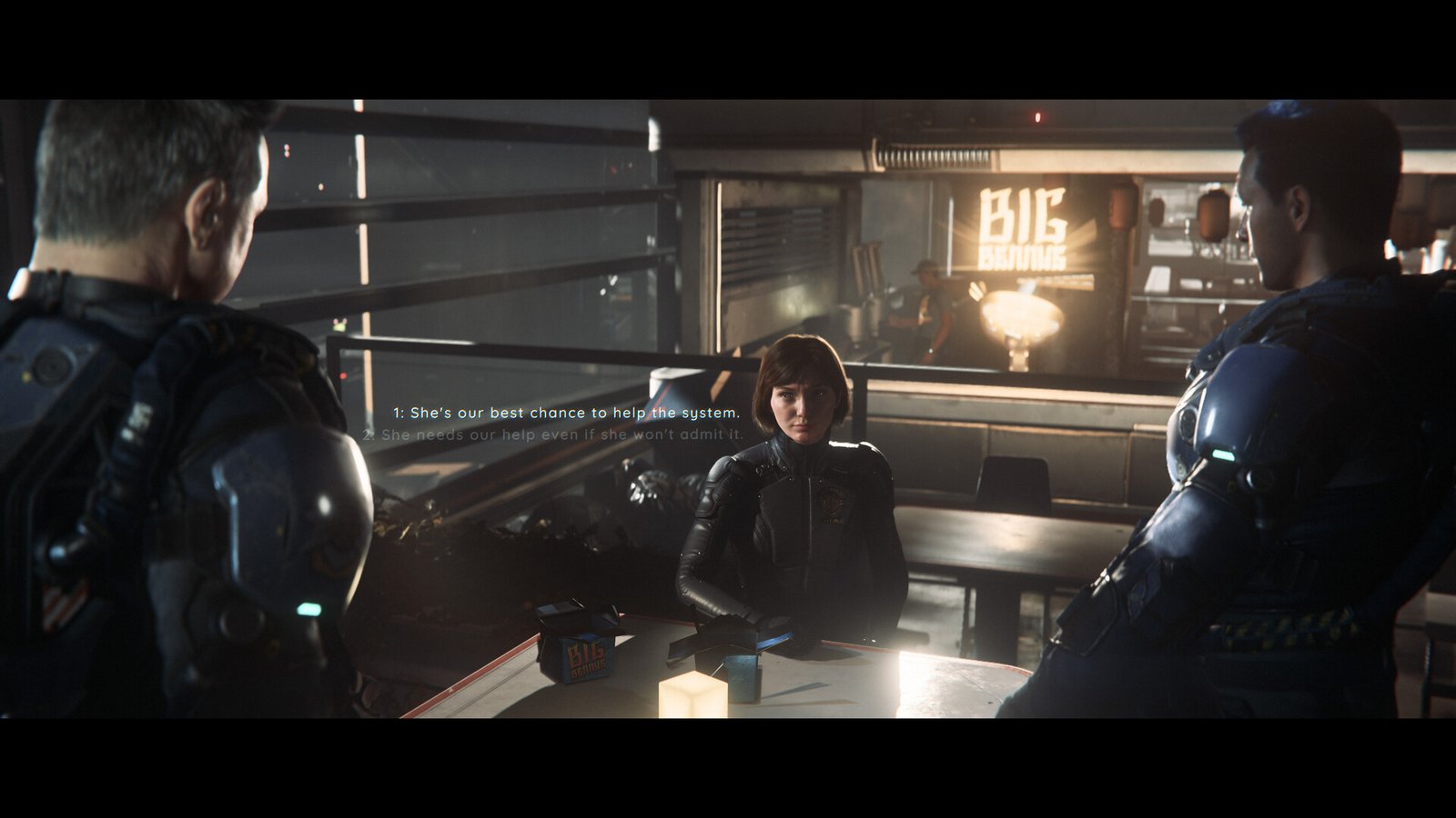 Official Squadron 42 screenshot inside a capital ship