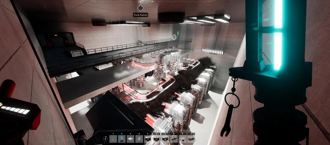 New underground factory network in the Satisfactory Core Values expansion
