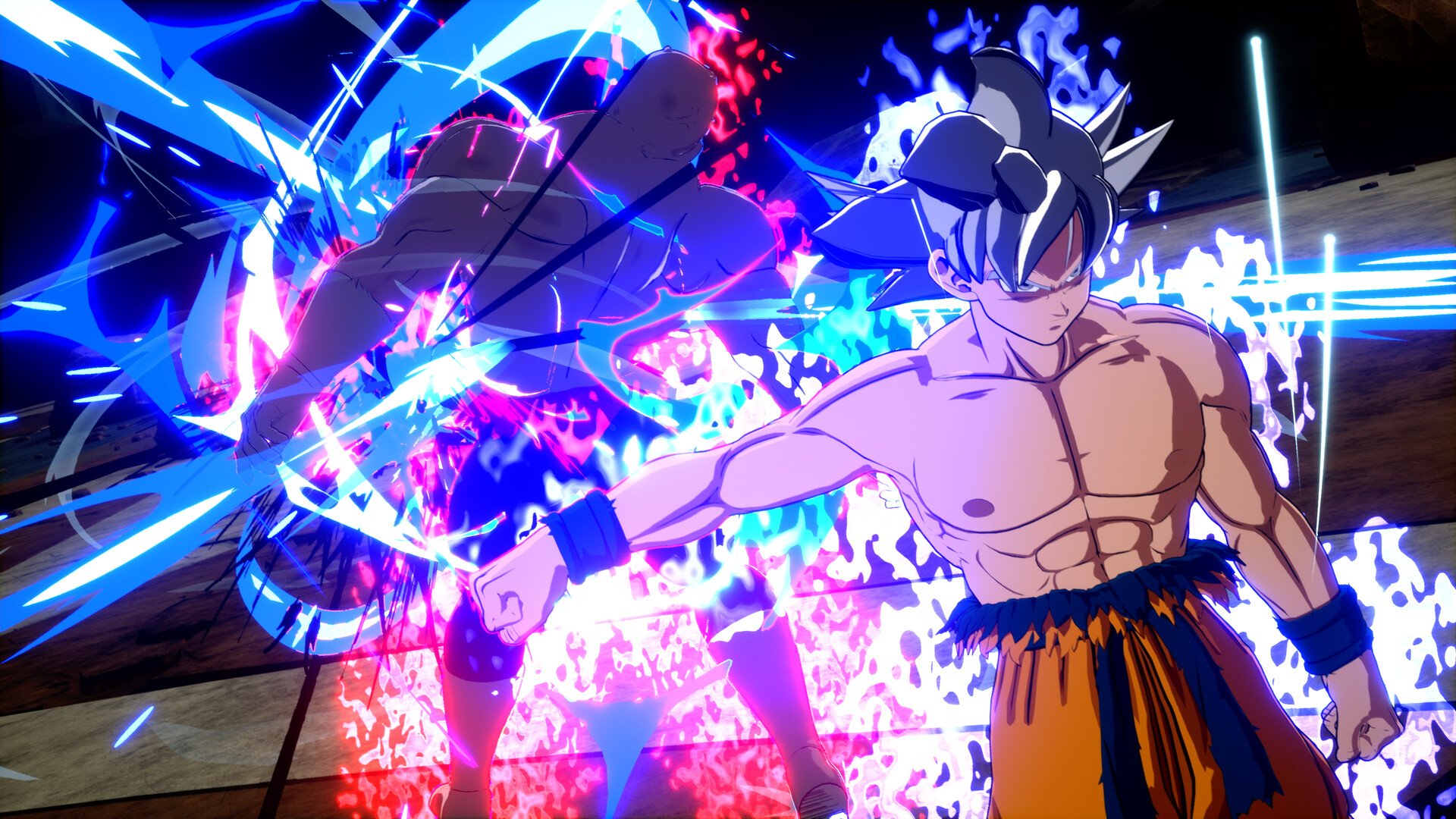 Imagem oficial de Dragon Ball: Sparking! ZERO com luta aérea