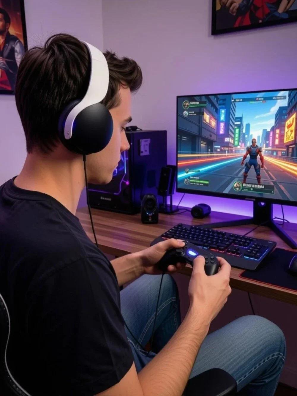 PlayStation Pulse Edge Wireless Headset com microfone boom removível