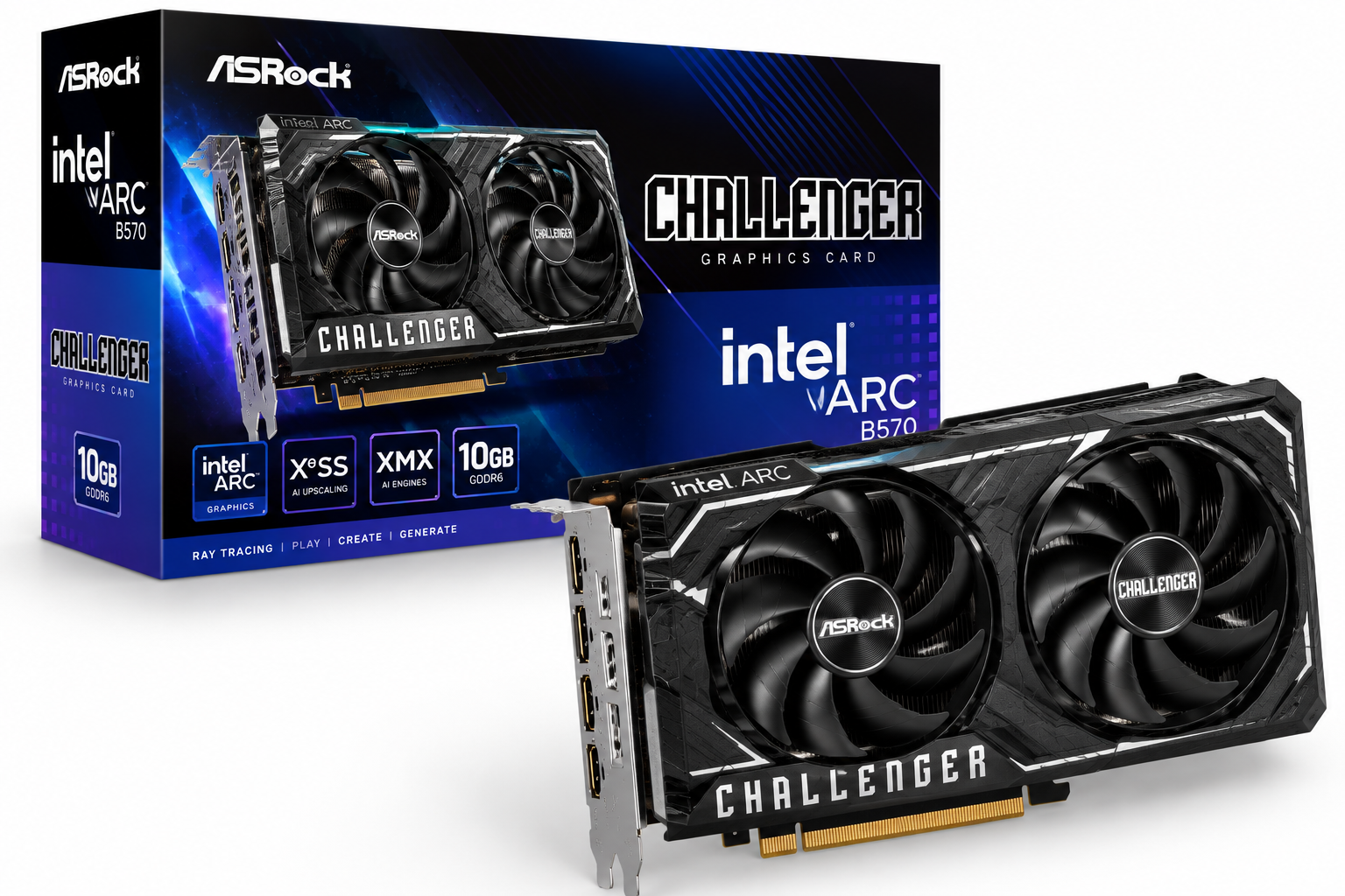 ASRock Intel Arc B570 Challenger 10GB OC