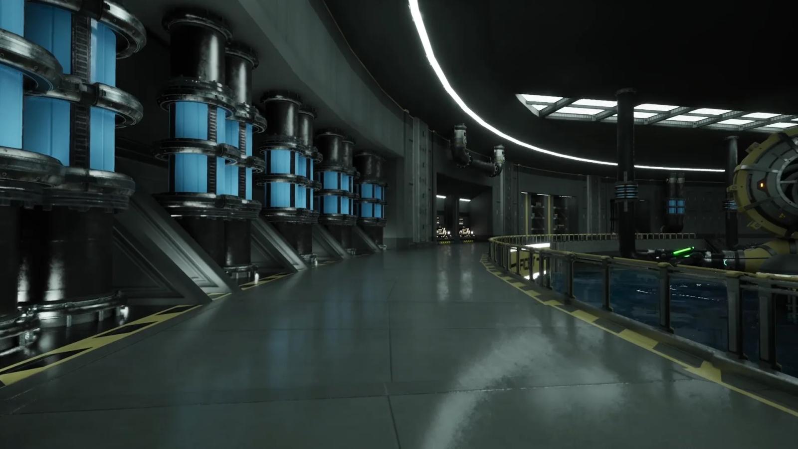 Underground environment from Satisfactory Core Values revealed by Coffee Stain Studios
