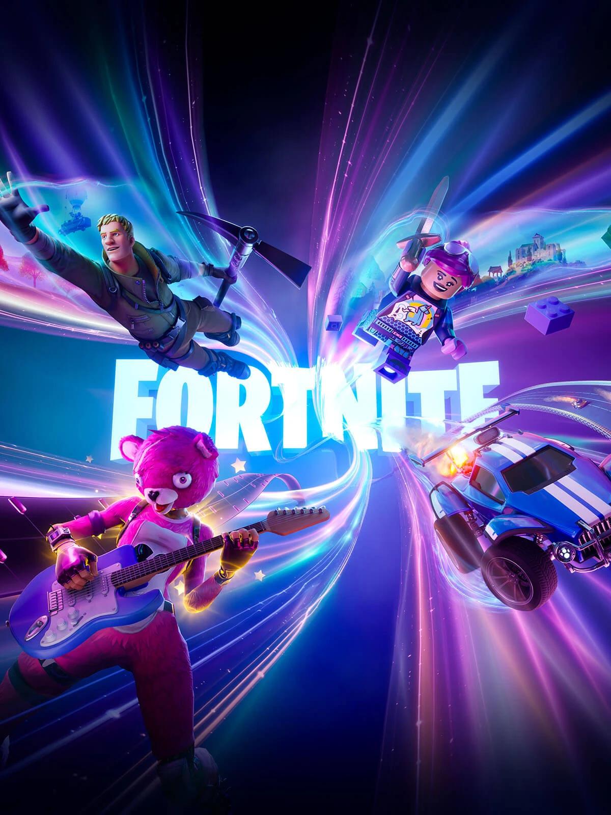 Arte vertical do jogo Fortnite