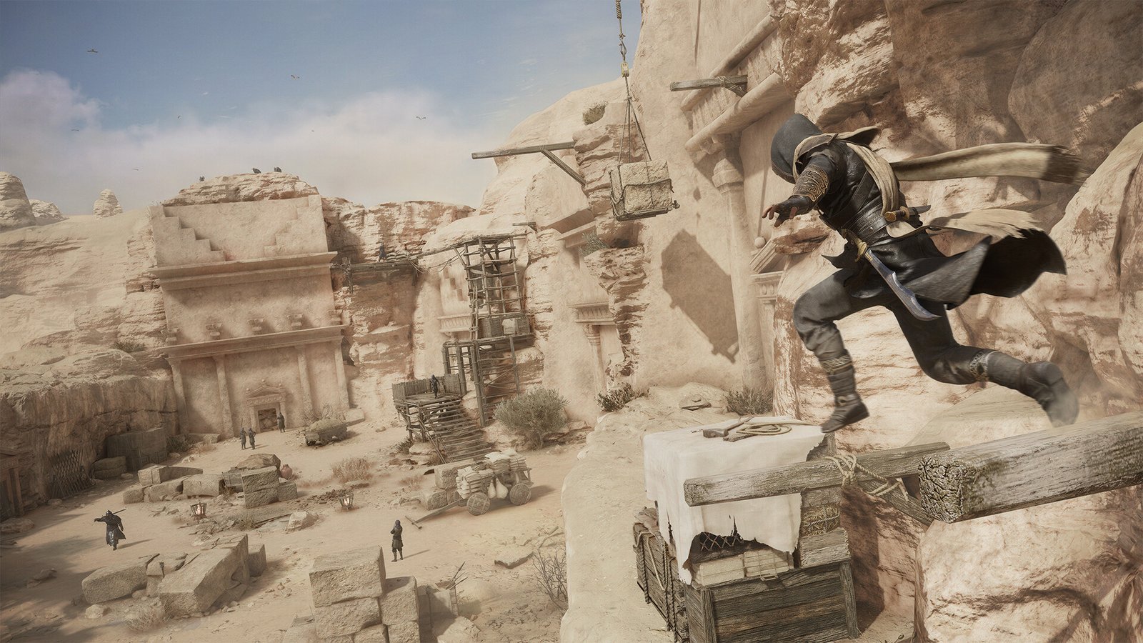 Official Assassin's Creed Mirage screenshot of Basim in Baghdad
