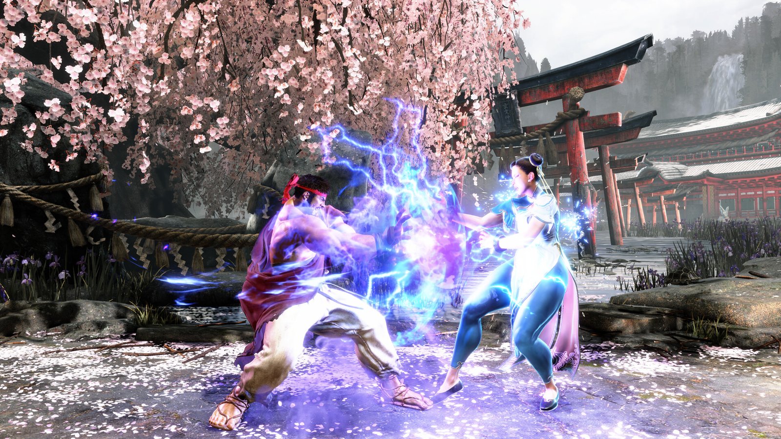 Official Street Fighter 6 screenshot showing a fighter from the roster