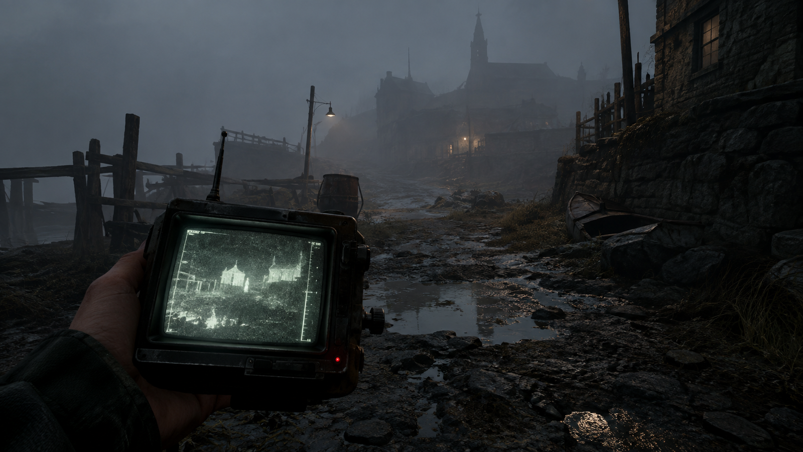 CRTV used while exploring in Silent Hill Townfall