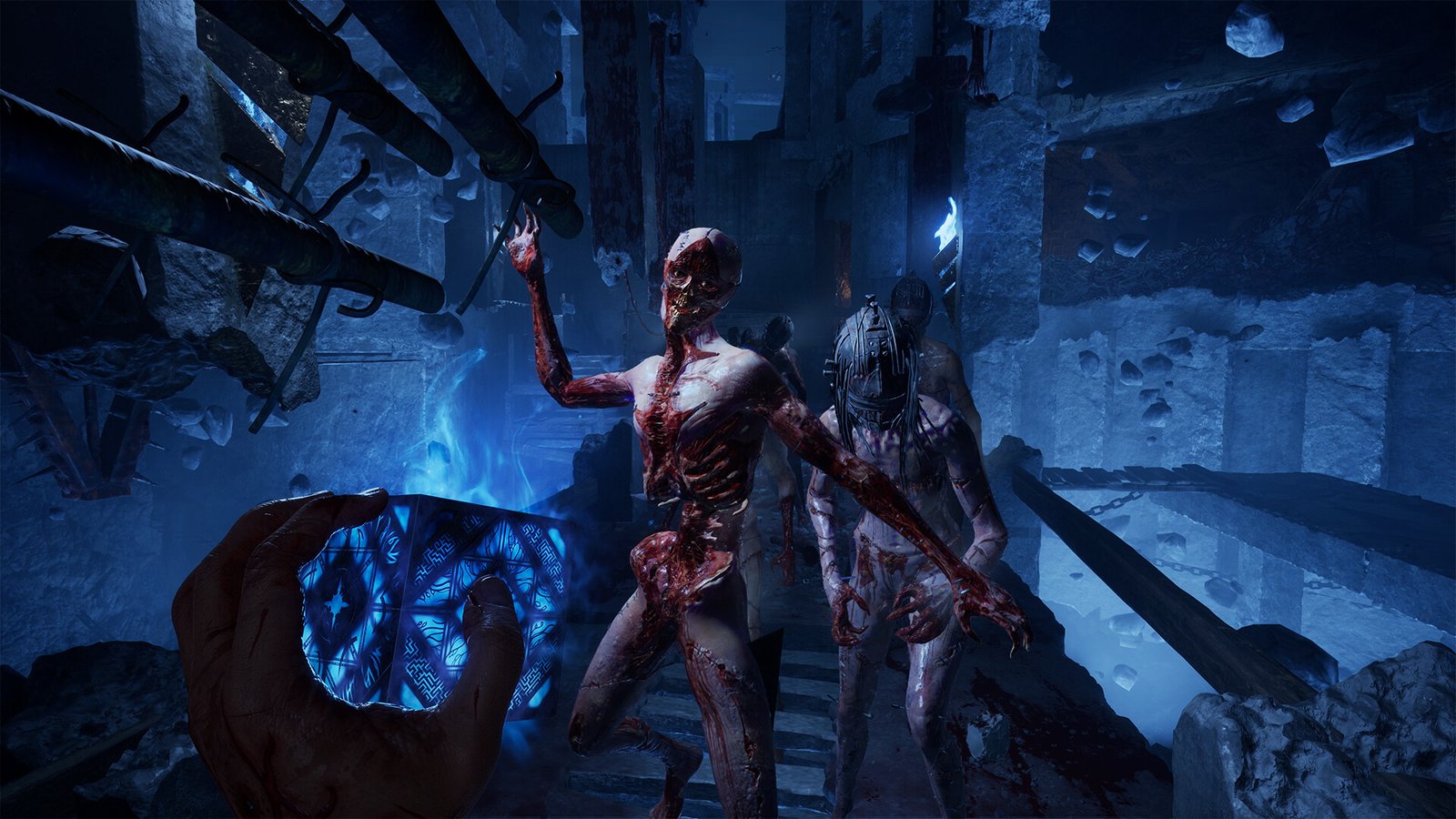 Captura oficial de Hellraiser: Revival mostrando o Labirinto