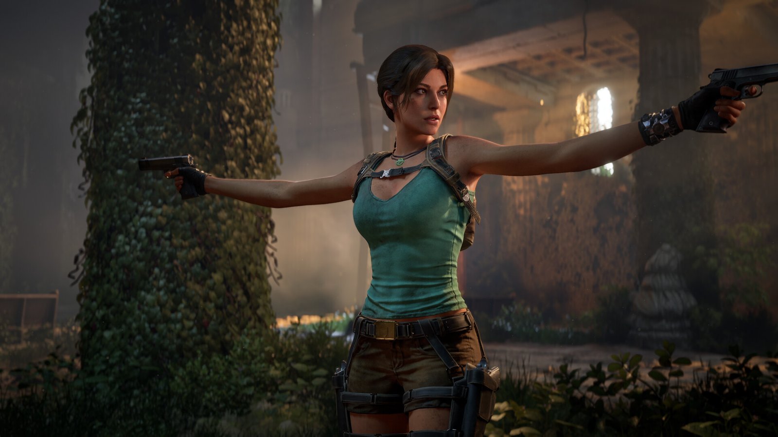 Lara Croft in an official Tomb Raider: Legacy of Atlantis screenshot