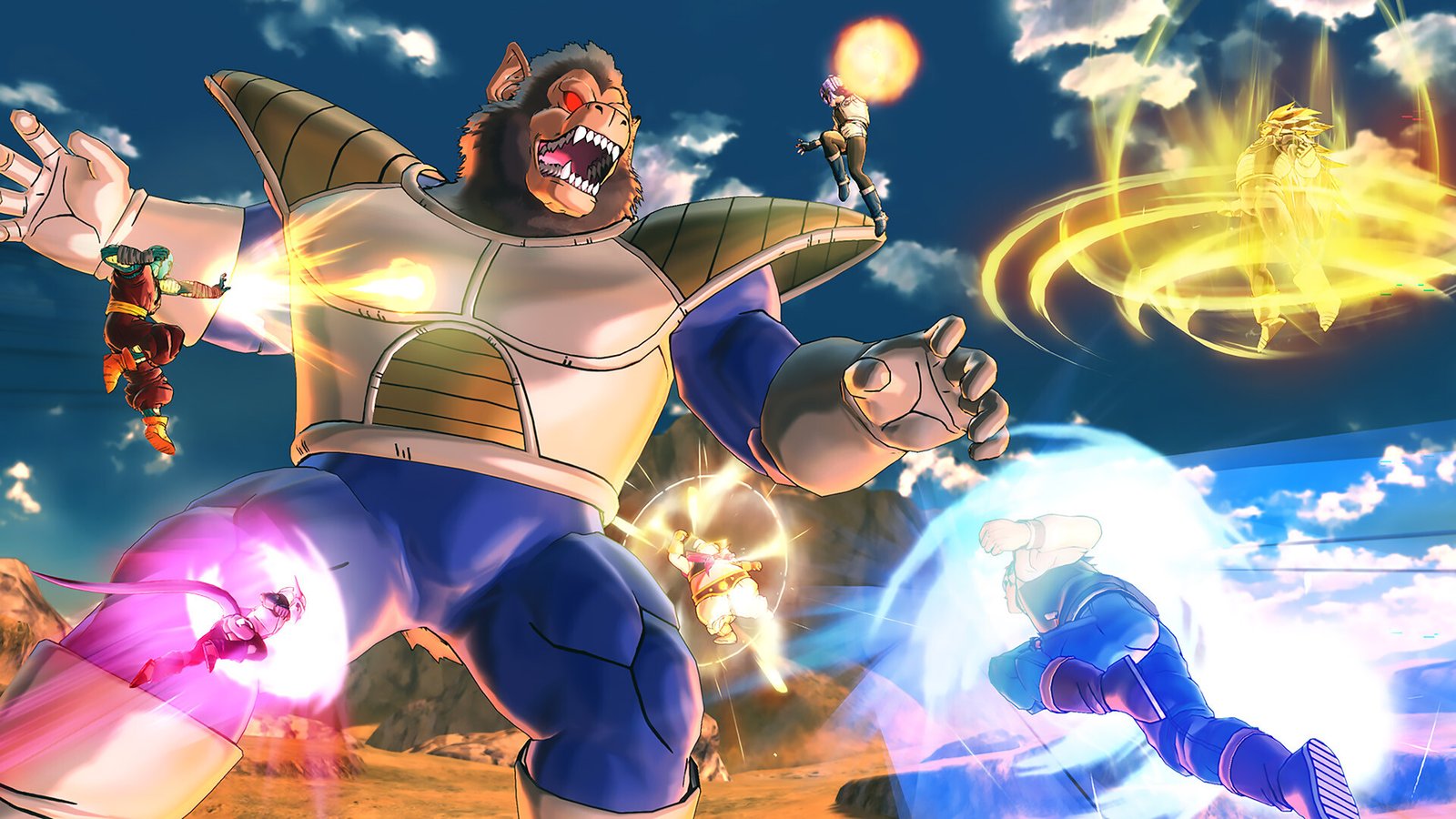 Official Dragon Ball Xenoverse 2 screenshot of a battle