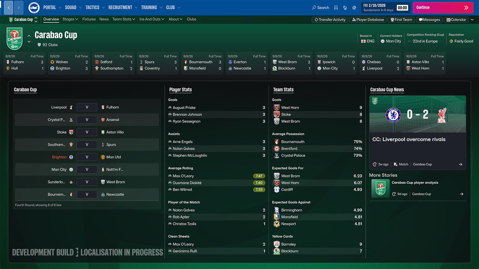 Imagem oficial de Football Manager 27 com a interface redesenhada