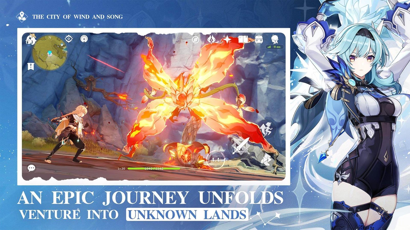Official Genshin Impact screenshot of an open-world landscape