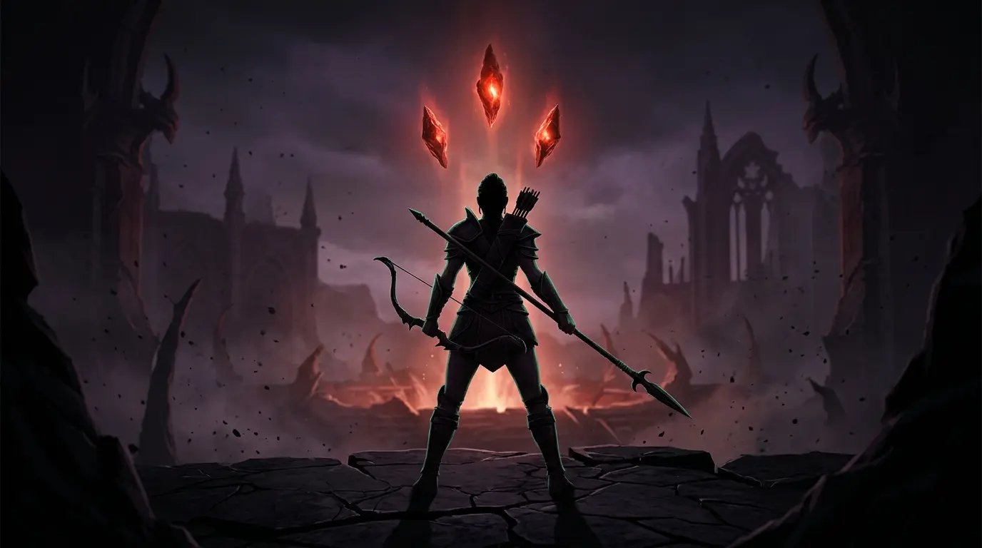 Amazon using weapons in Diablo IV