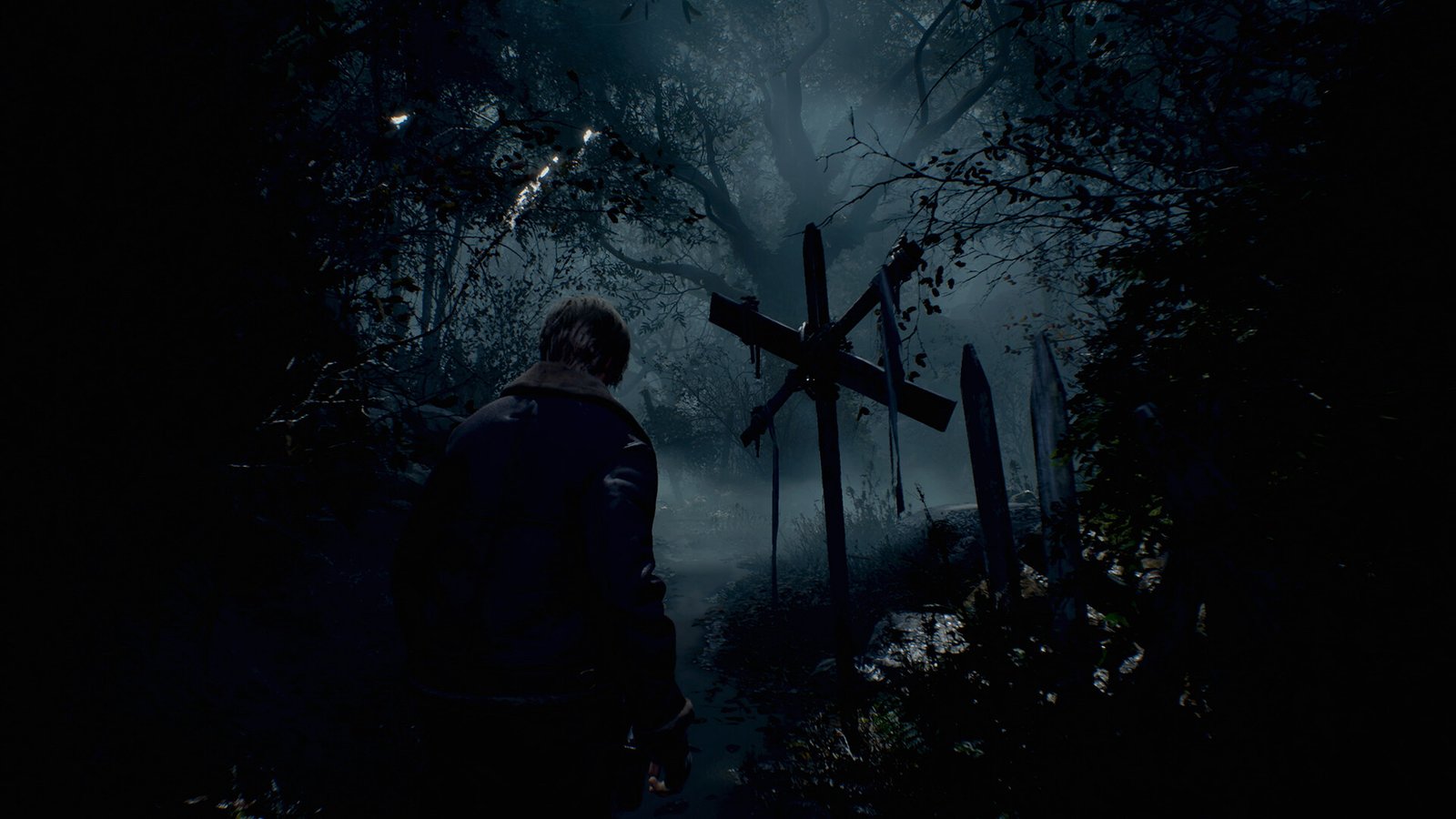 Official Resident Evil 4 screenshot of Leon S. Kennedy, now on Nintendo Switch 2
