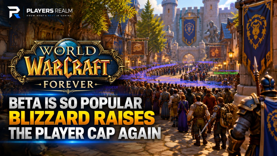 World of Warcraft Forever during its beta, which prompted Blizzard to increase the player population cap again