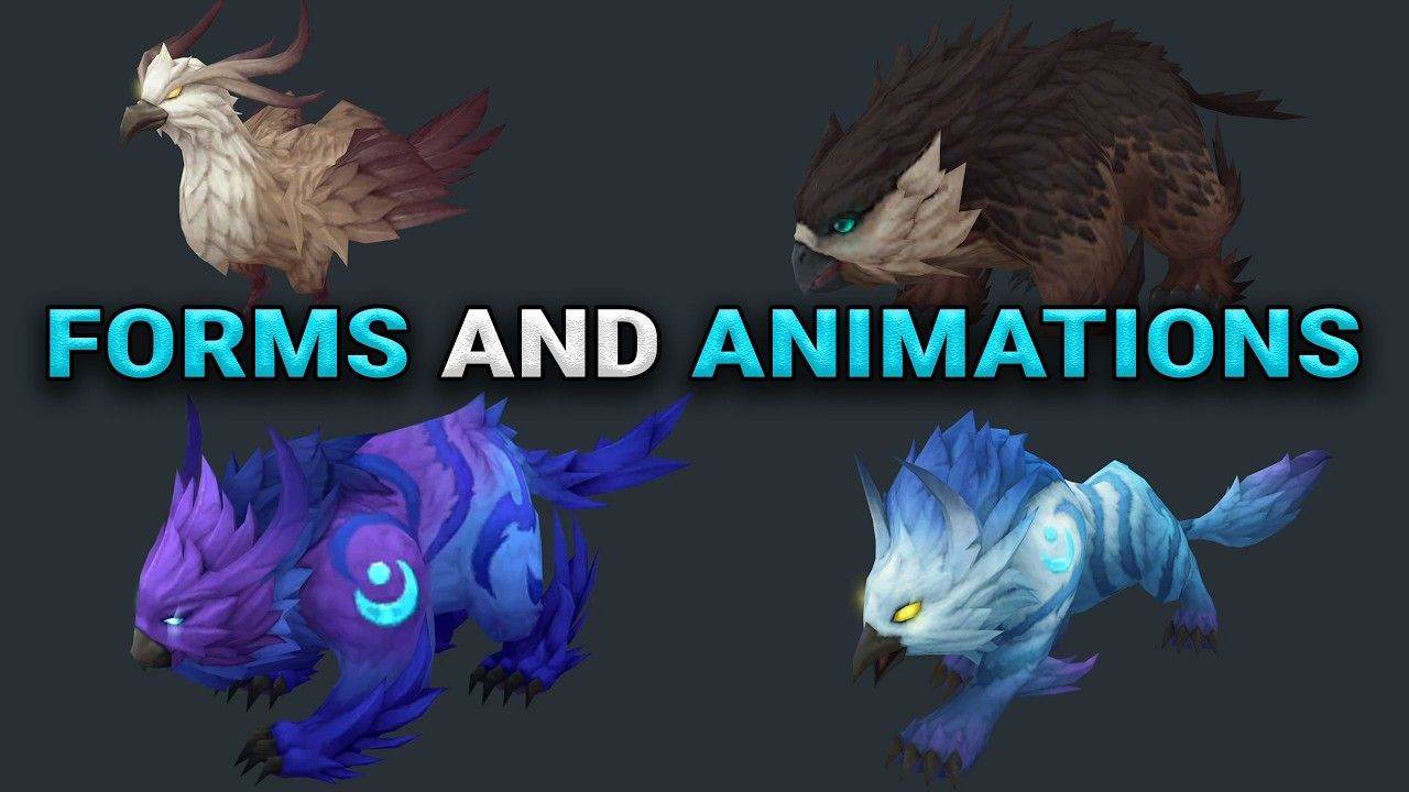 A Druid in animal form in World of Warcraft: Forever