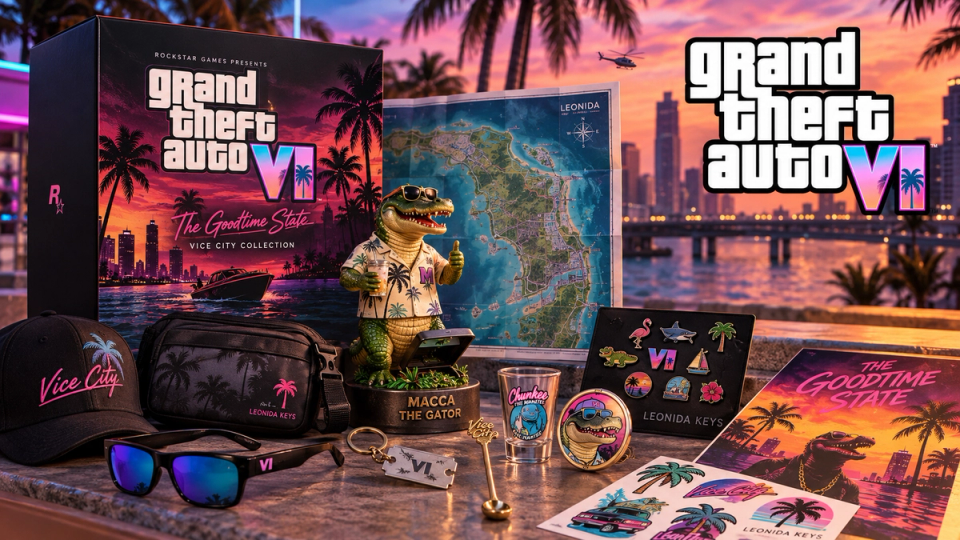 Grand Theft Auto VI: The Goodtime State – Vice City Collection, caixa de colecionador premium anunciada pela Rockstar Games.