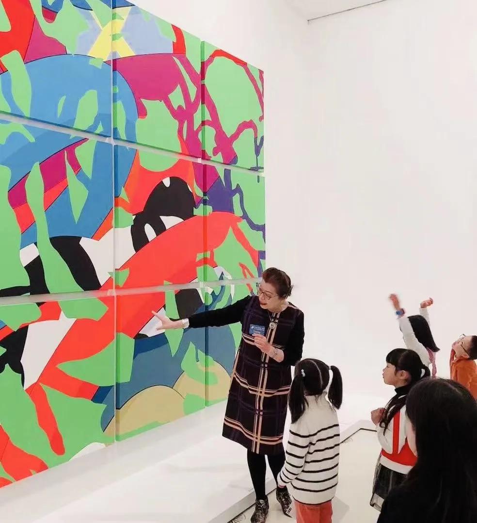 Students' still life drawing activity - National Gallery of Victoria "KAWS" exhibition
