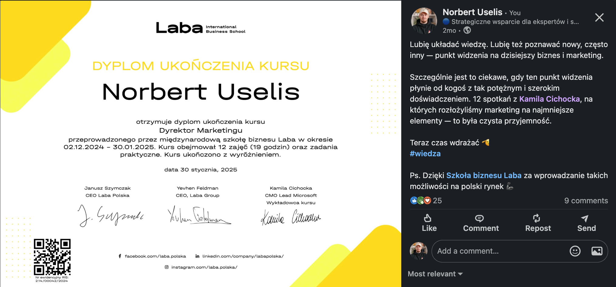 Norbert Uselis CMO Kurs