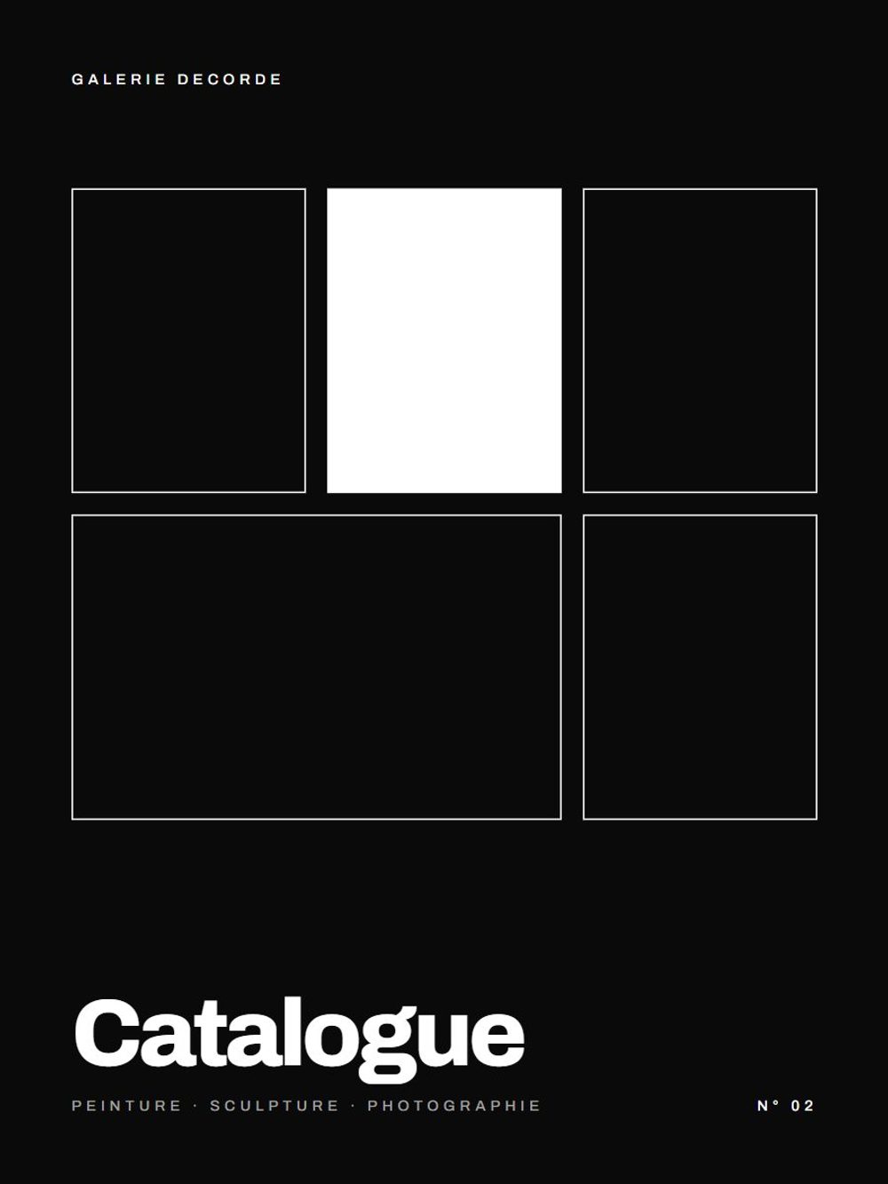 Couverture provisoire de catalogue de la Galerie DECORDE, n° 2