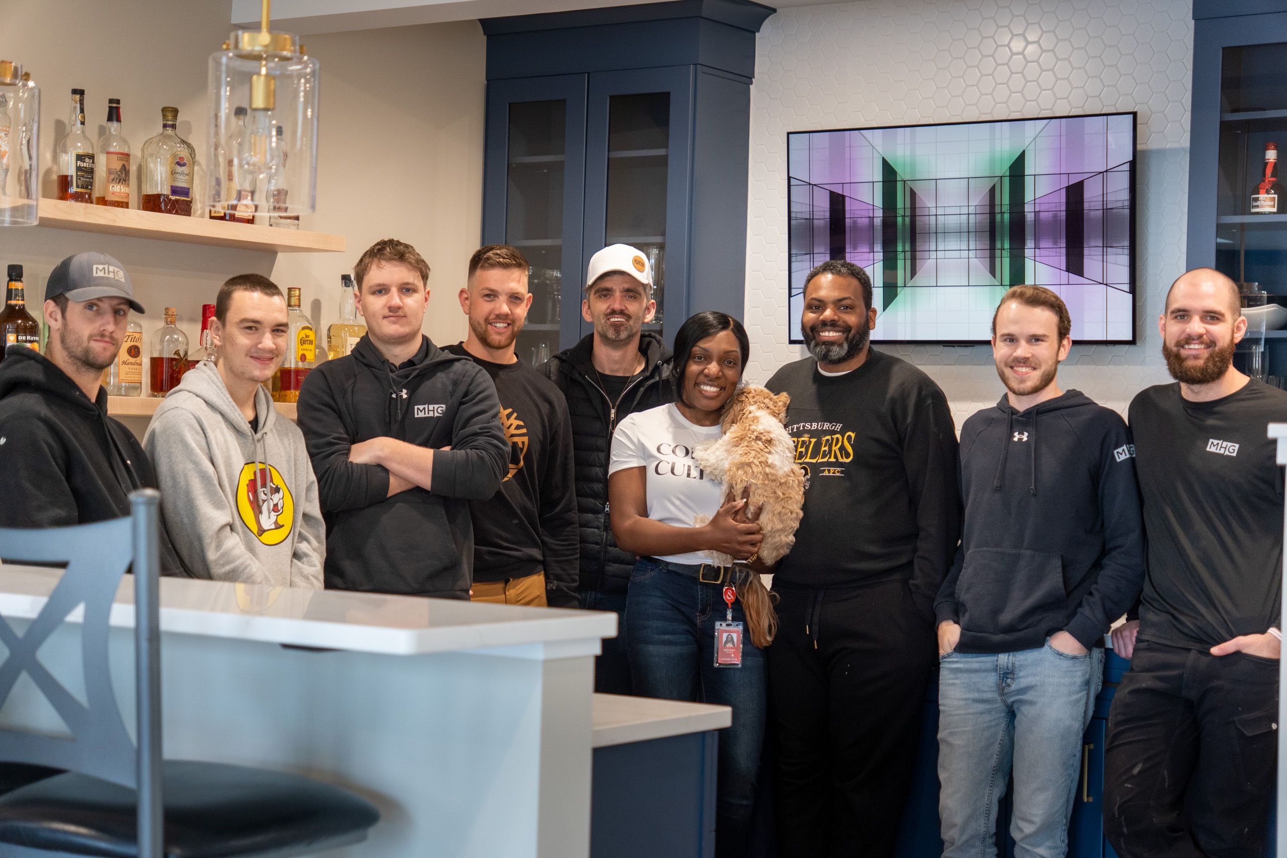 Picture with the clients