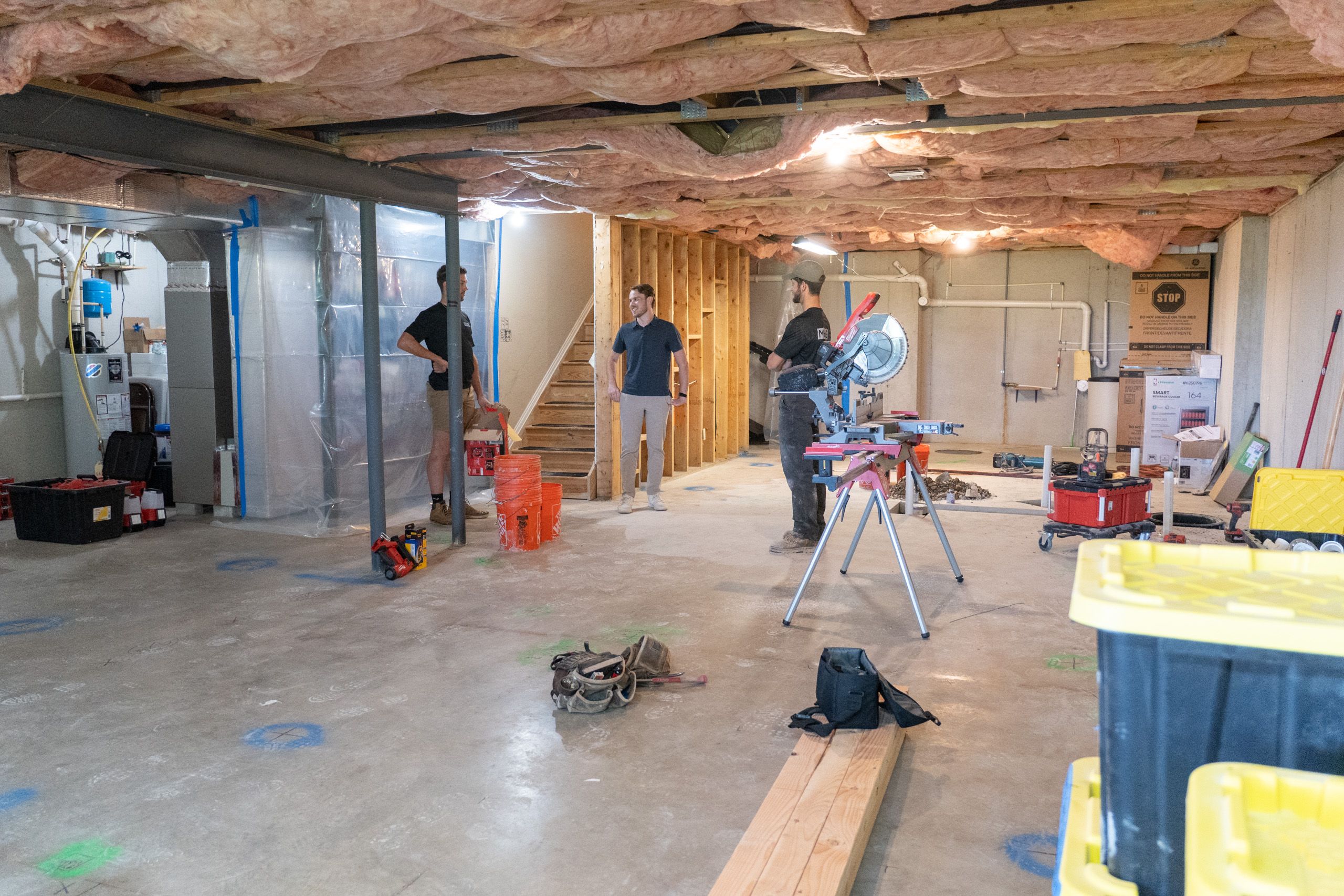 Unfinished basement