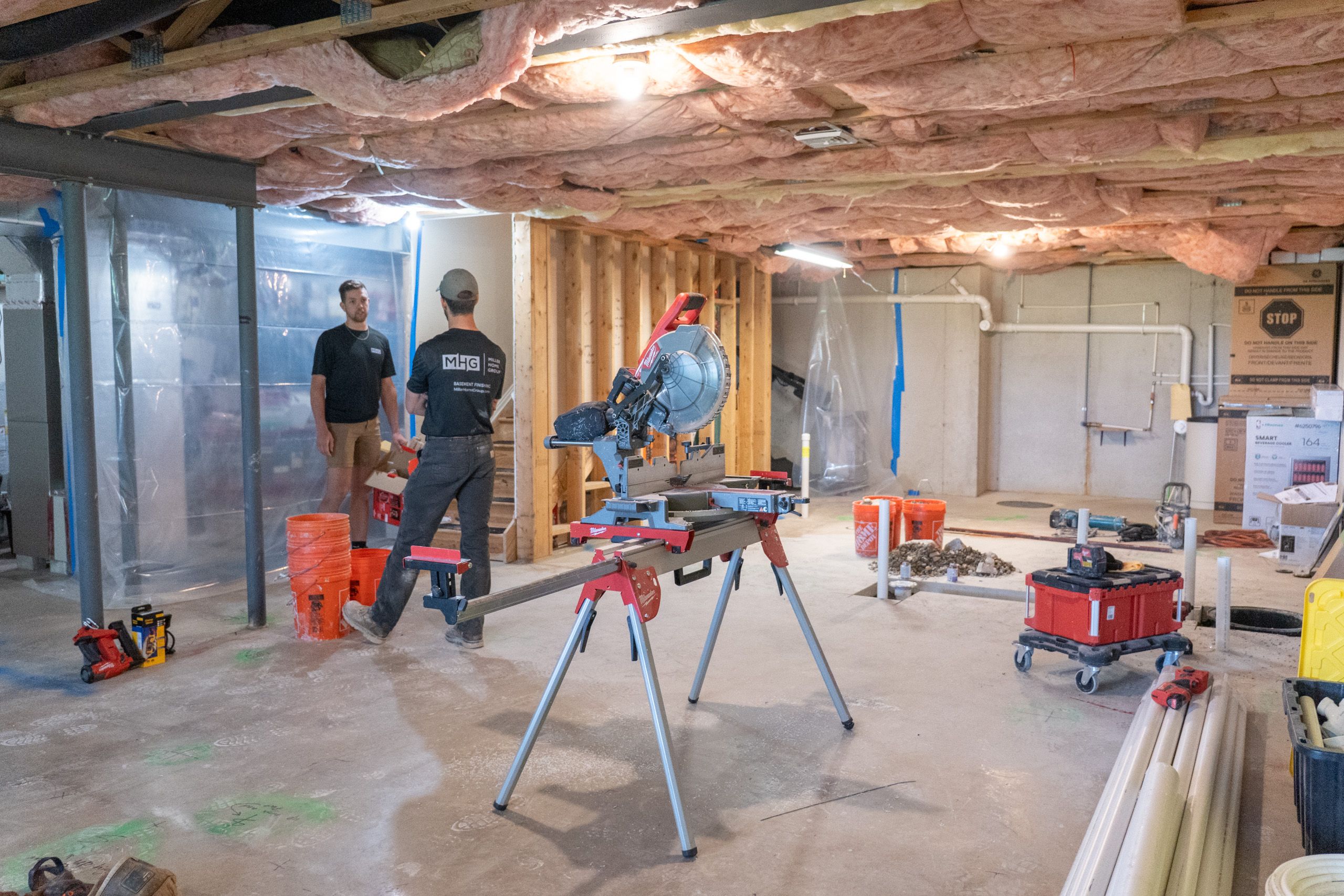 Unfinished basement