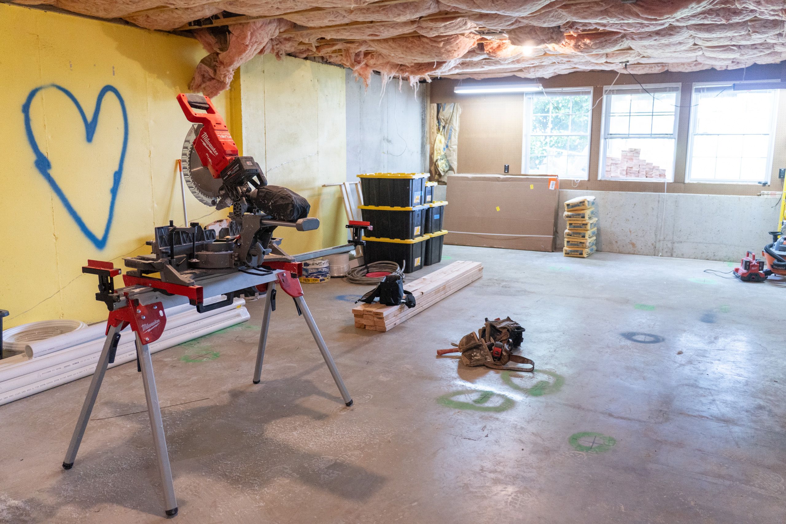 Unfinished basement