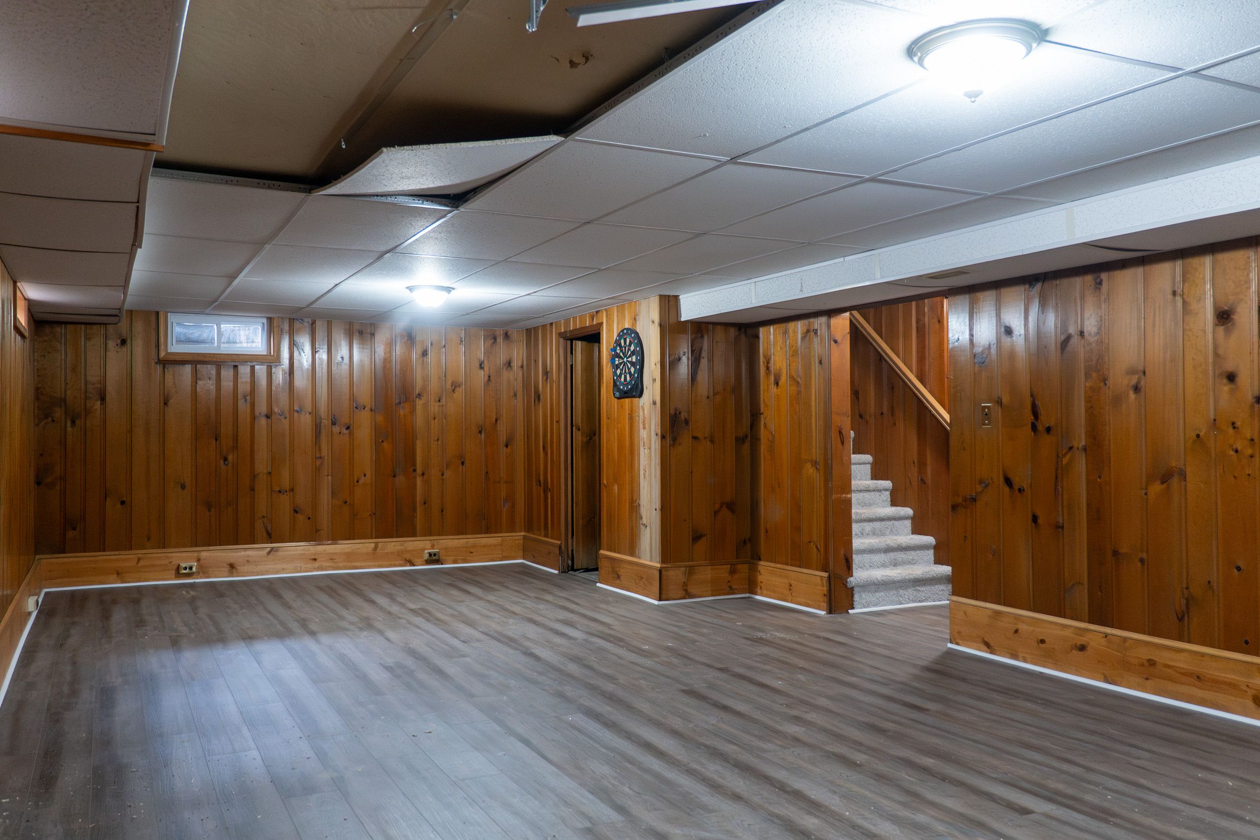 Basement before remodel