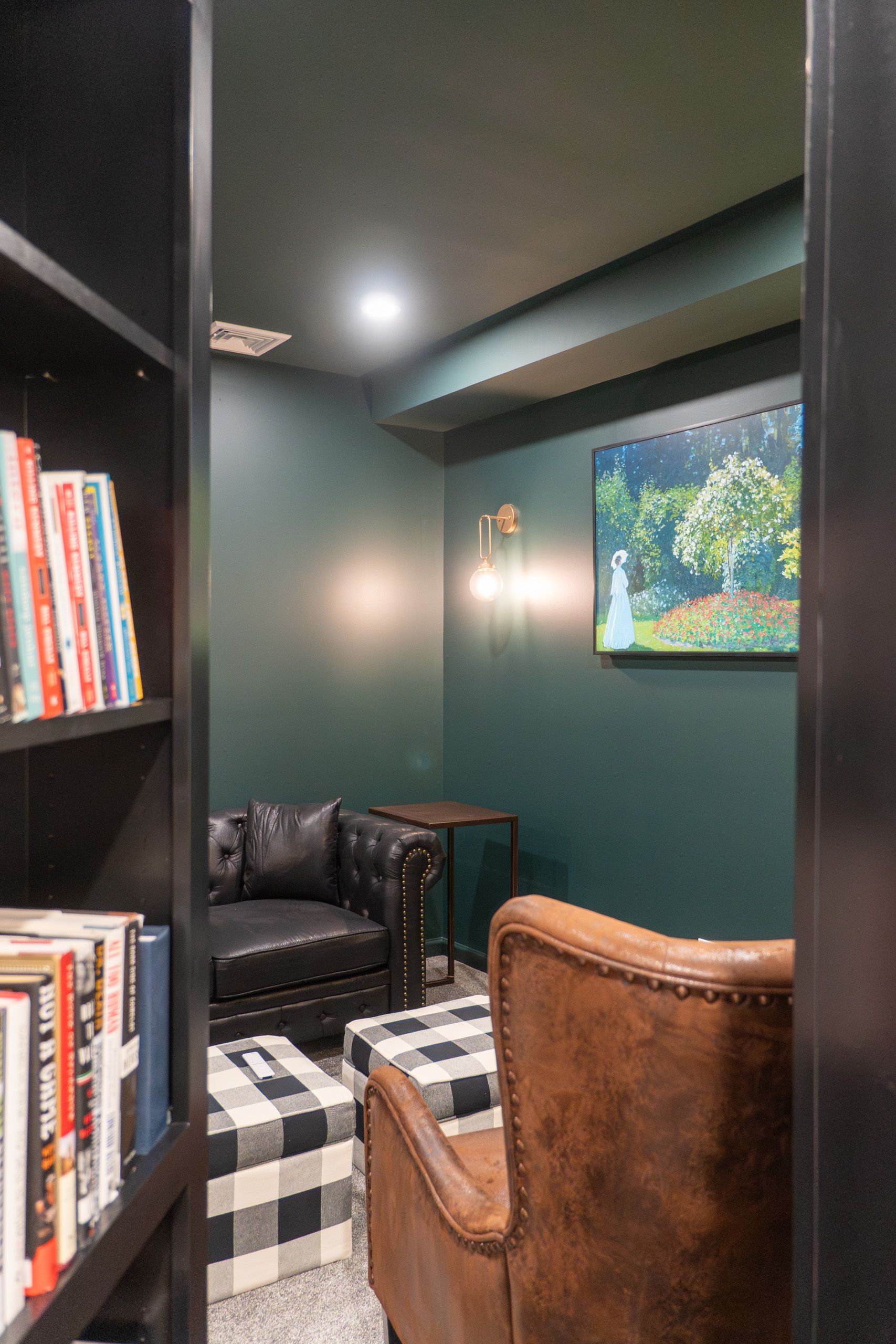 Lounge through the hidden door