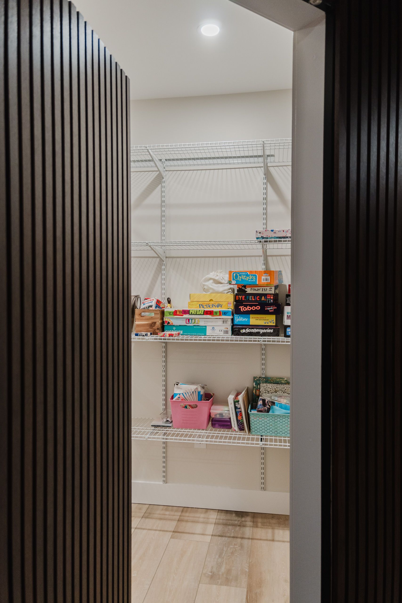 Door leading to the game closet